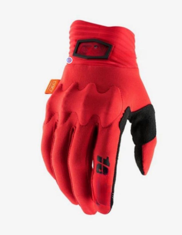 LOHAS FOX Touchscreen Motorcycle Gloves Nylon Red